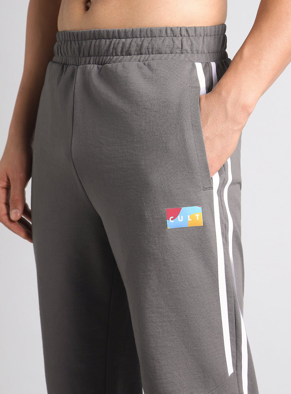 Men's Dark Grey Cult Sporty Move Trackpants