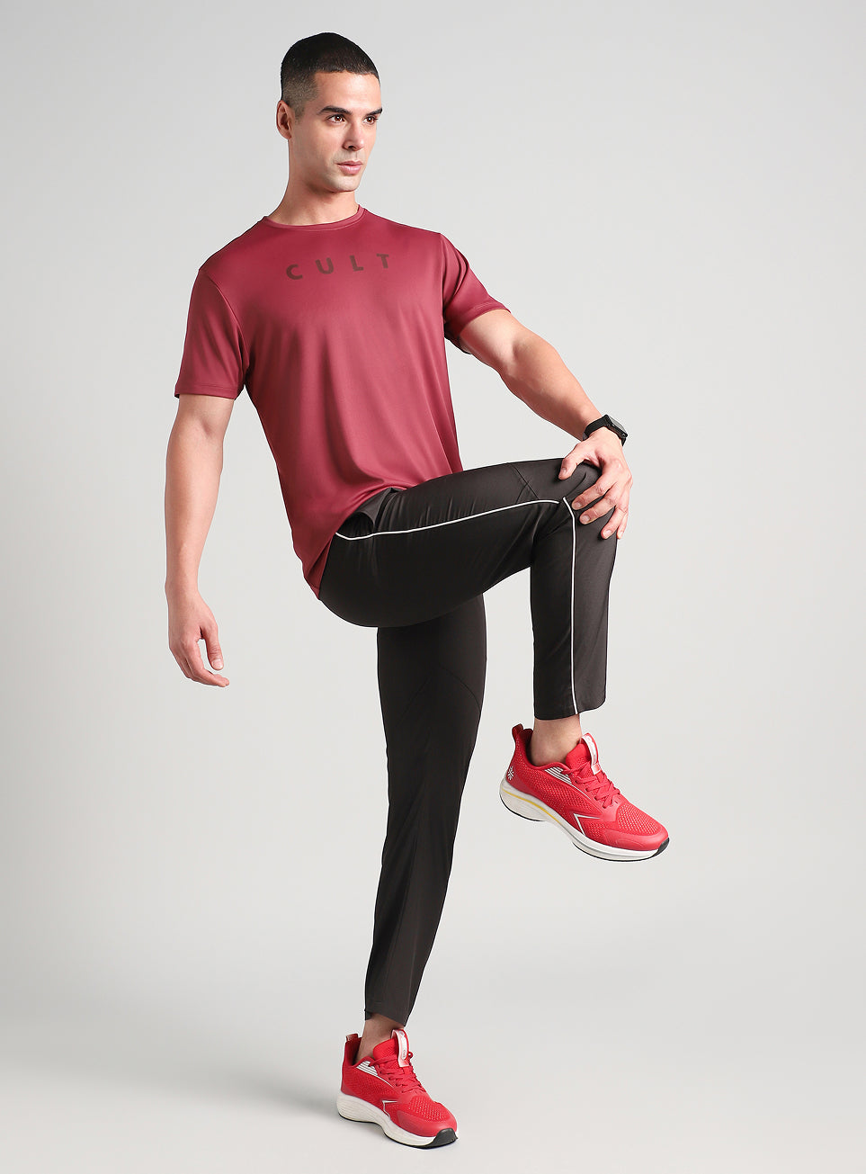 Men's Maroon All Day Training T-shirt