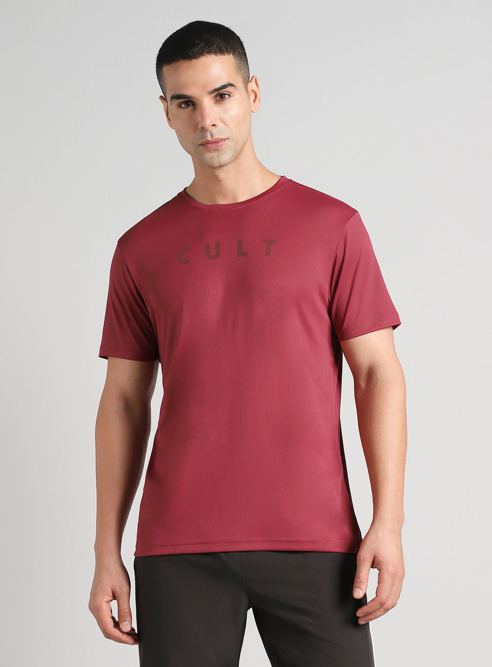 Men's Maroon All Day Training T-shirt