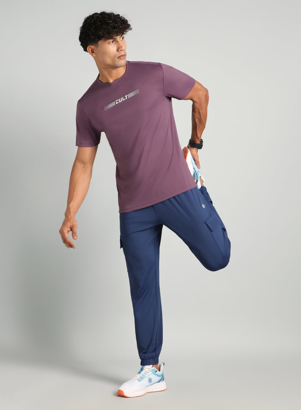 Men's Purple Everyday Performance T-shirt