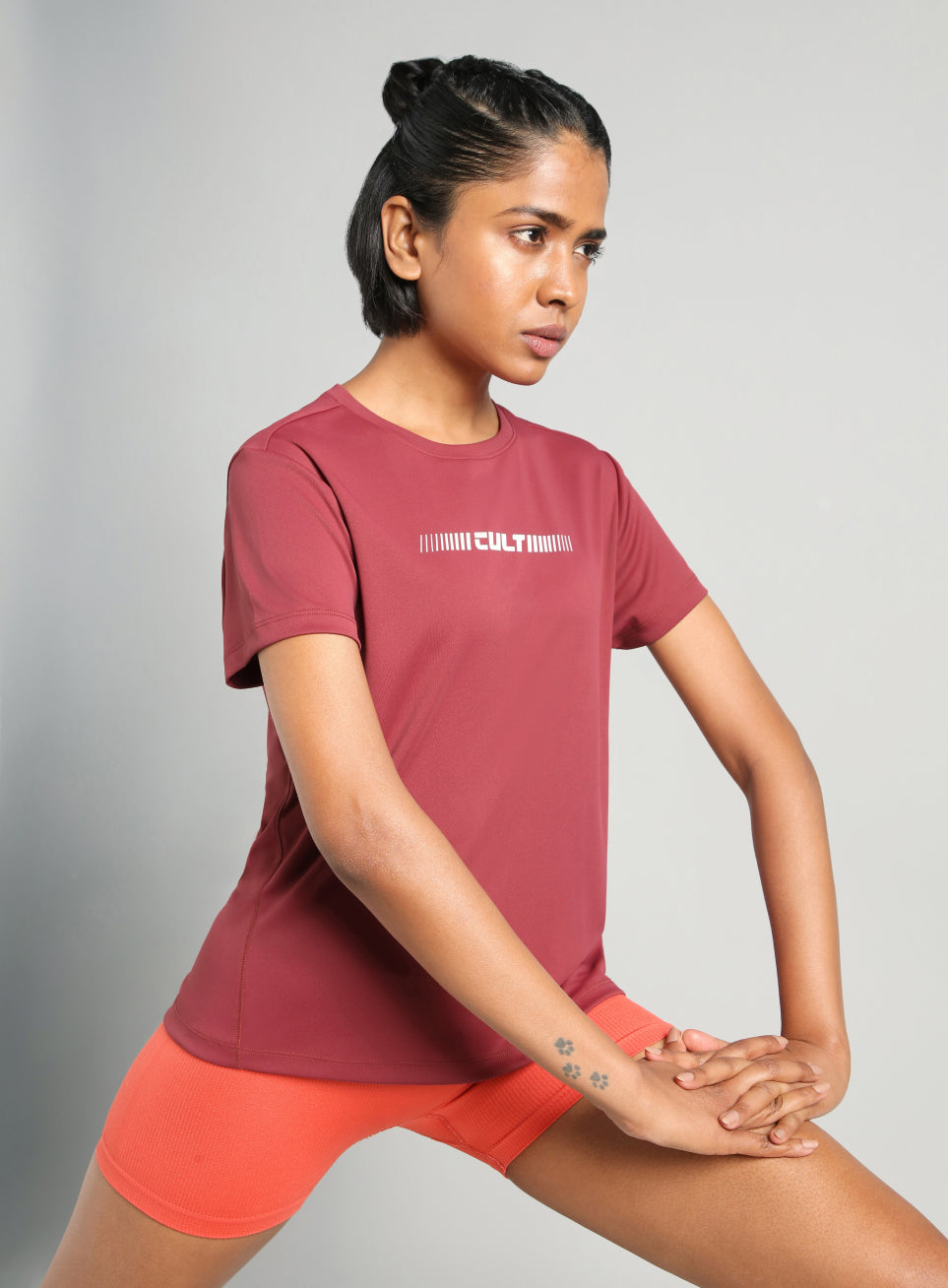 Women's Maroon Everyday Performance T-shirt