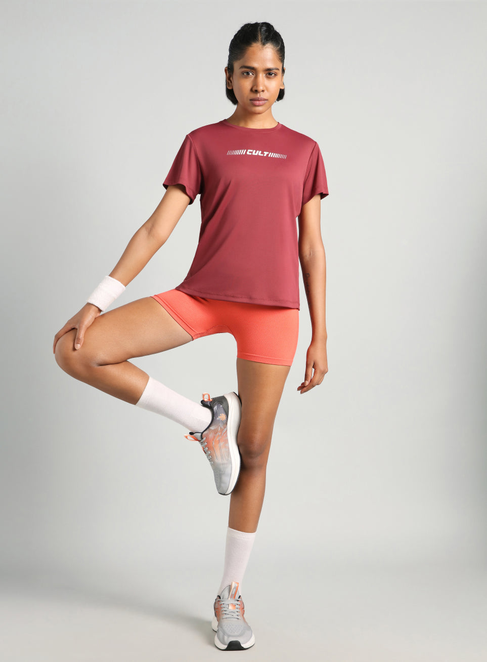 Women's Maroon Everyday Performance T-shirt