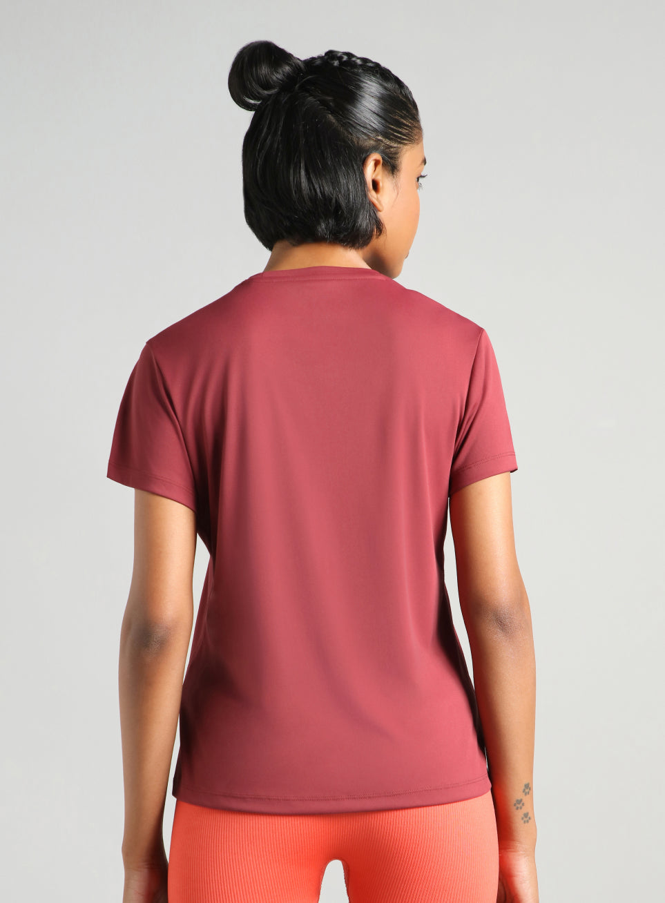 Women's Maroon Everyday Performance T-shirt