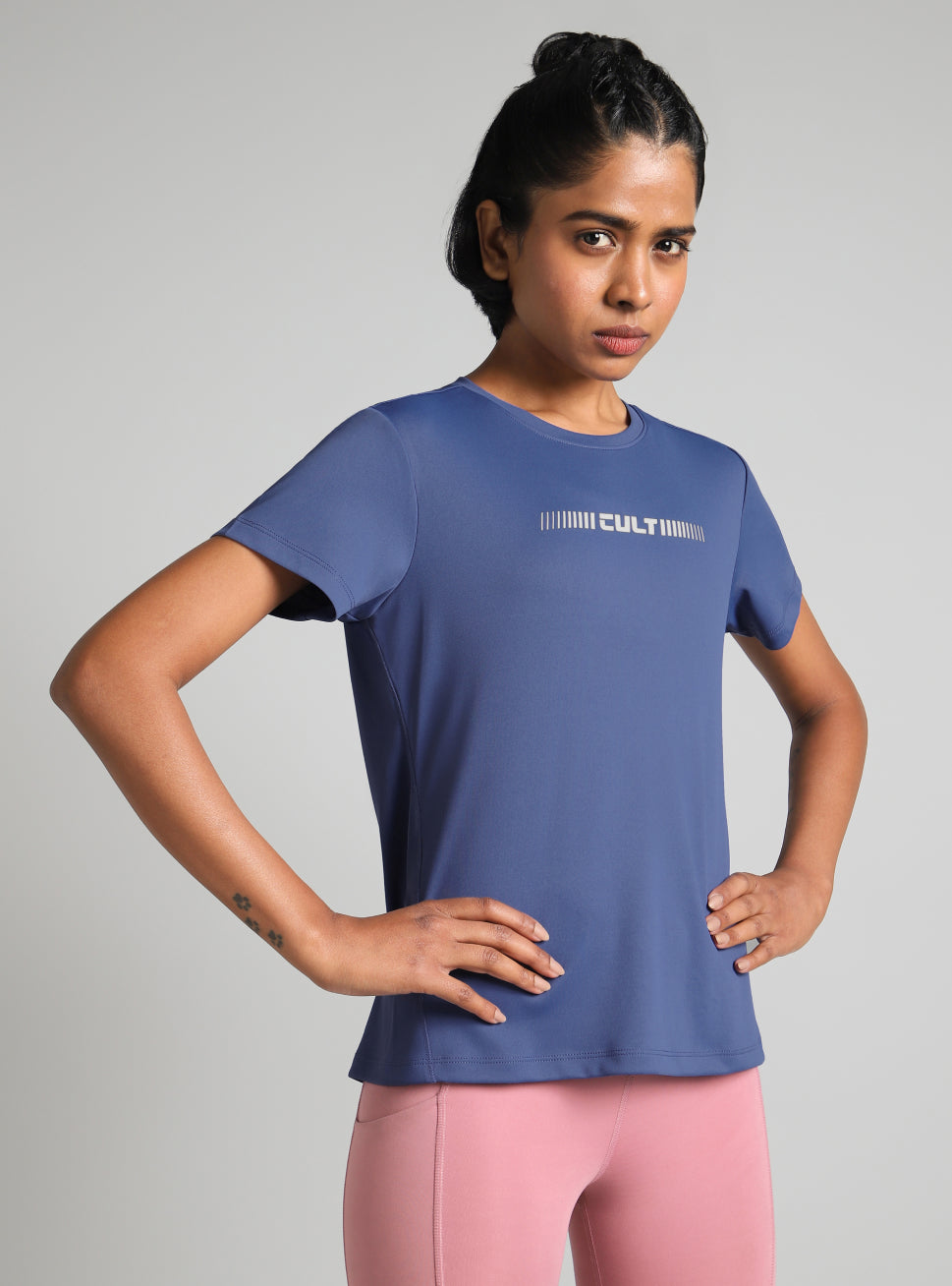 Women's Blue Everyday Performance T-shirt
