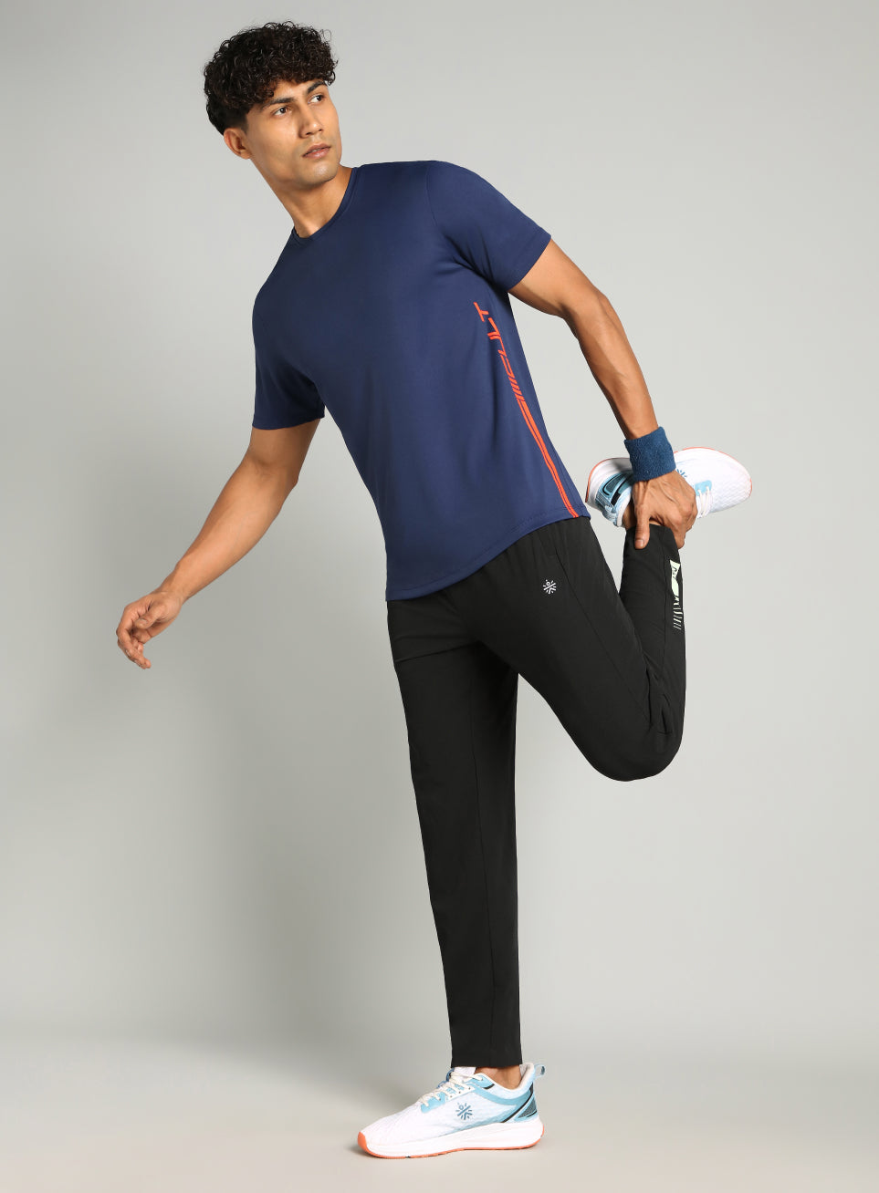 Men's Black Warm Up Training T-shirt