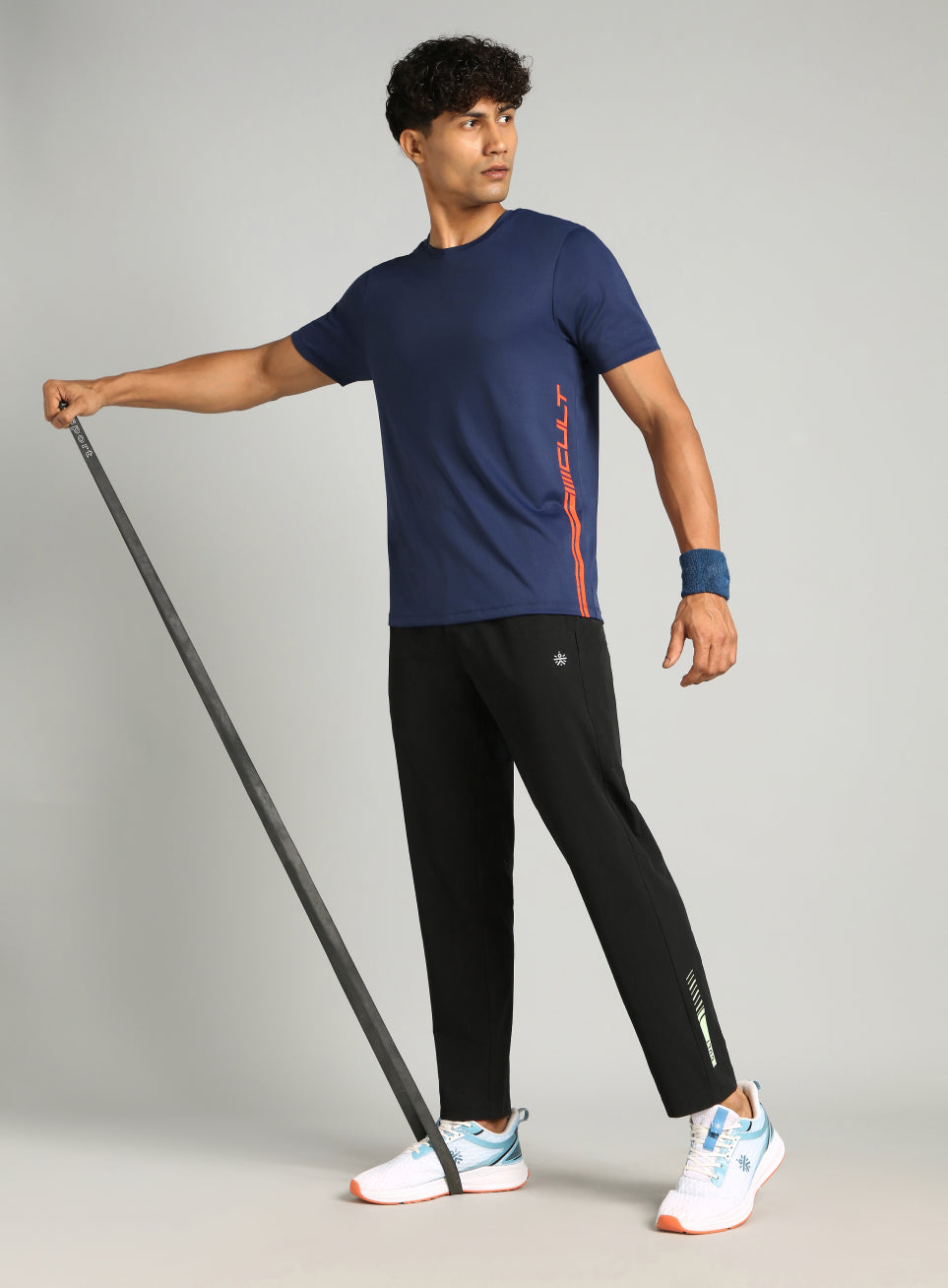 Men's Black Warm Up Training T-shirt
