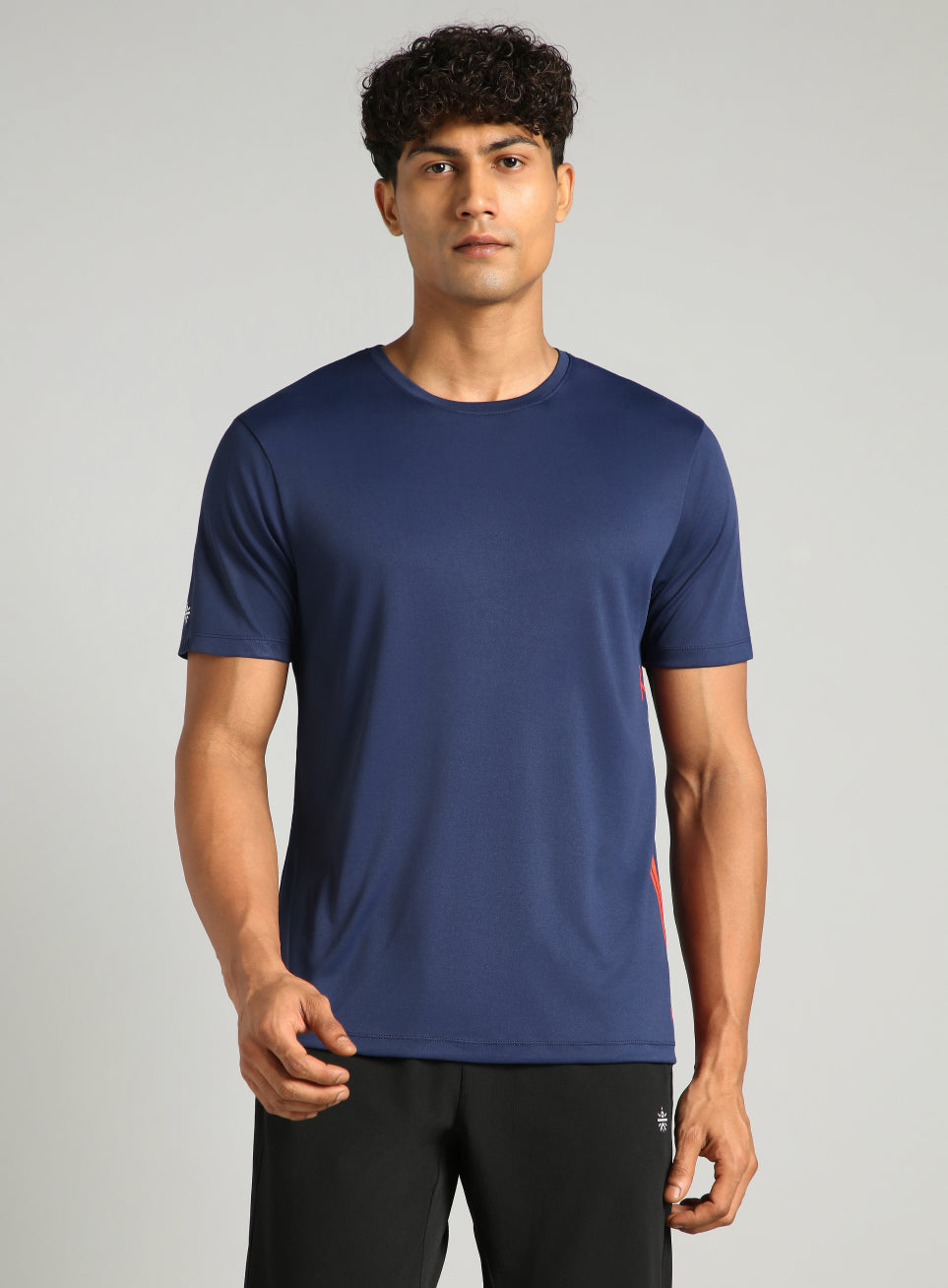 Men's Black Warm Up Training T-shirt