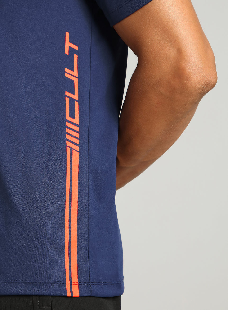 Men's Black Warm Up Training T-shirt