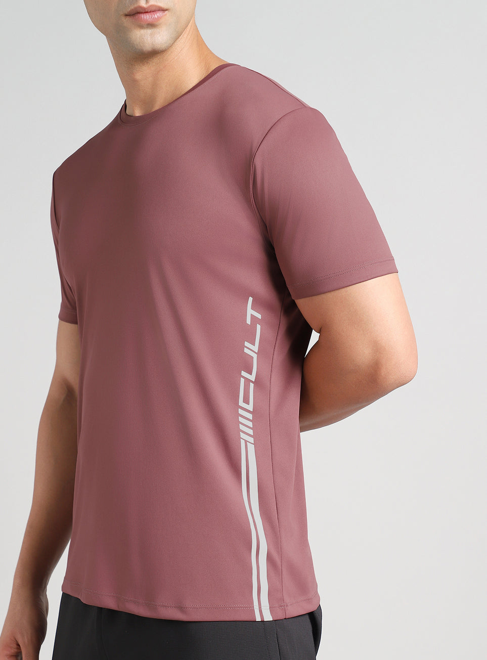 Men's Red Warm Up Training T-shirt