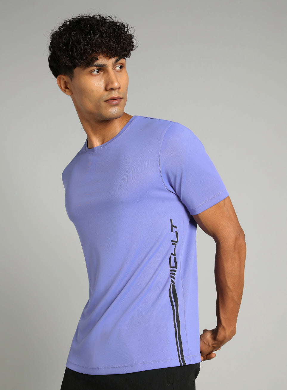 Men's Navy Warm Up Training T-shirt