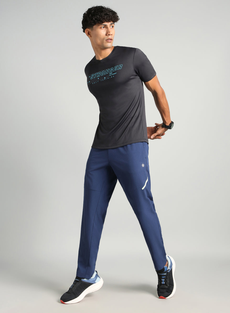 Men's Black Train Stronger T-shirt