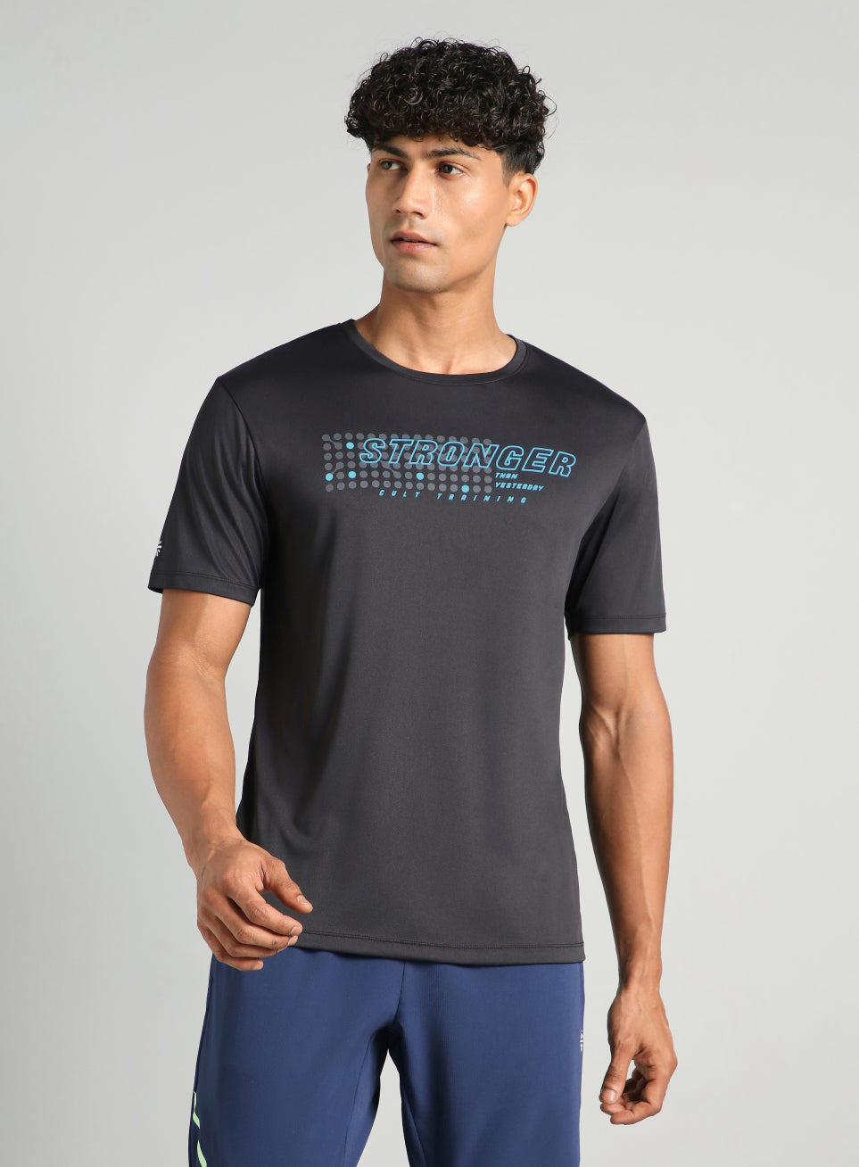 Men's Black Train Stronger T-shirt