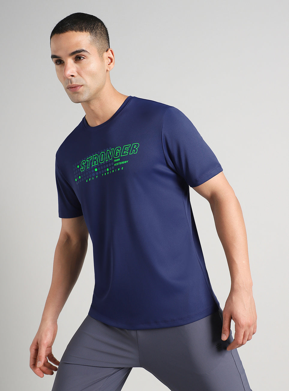 Men's Navy Train Stronger T-shirt