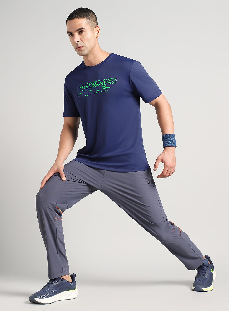 Men's Navy Train Stronger T-shirt