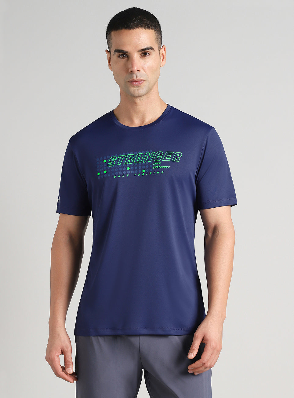 Men's Navy Train Stronger T-shirt