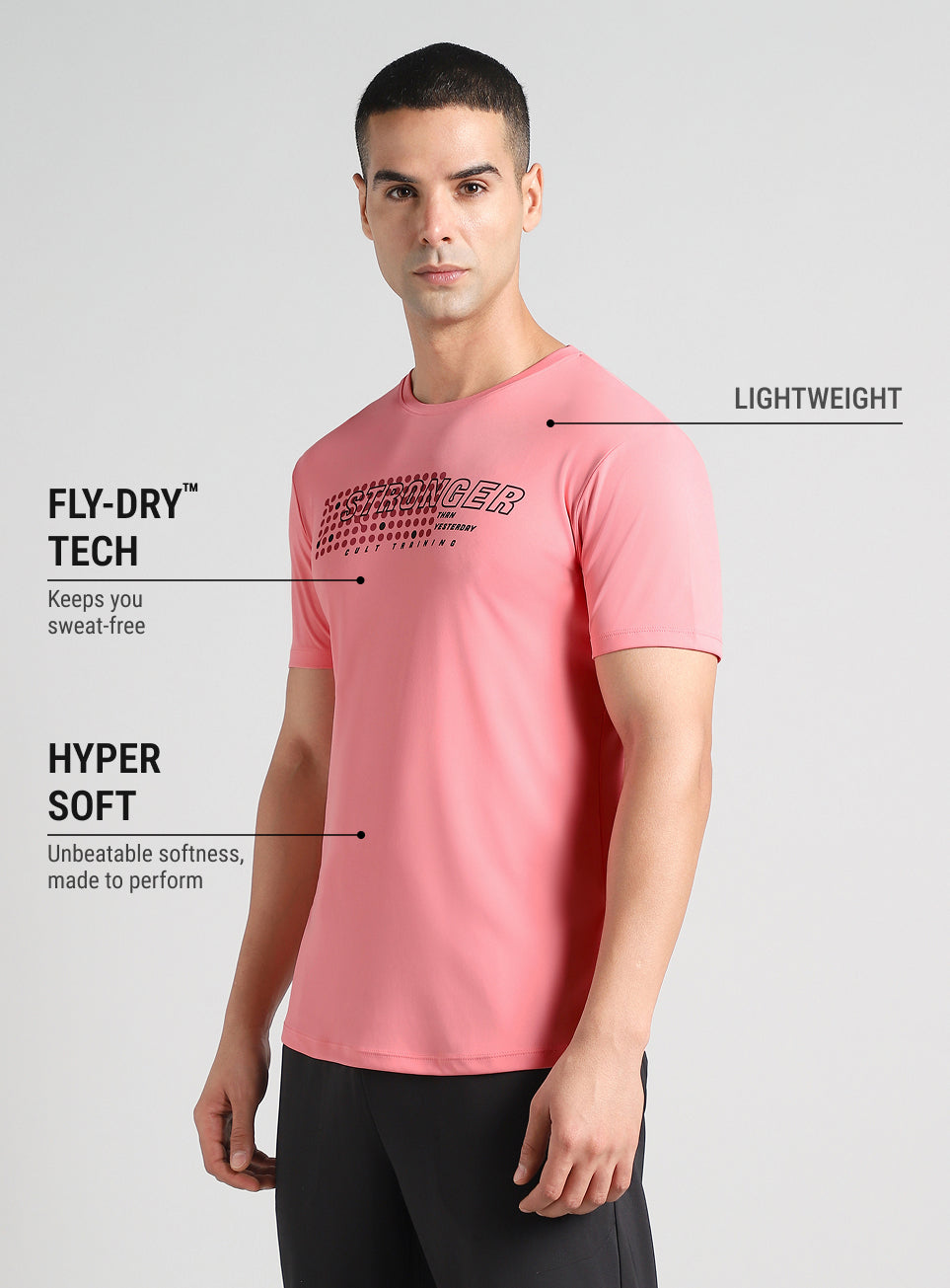 Men's Peach Train Stronger T-shirt