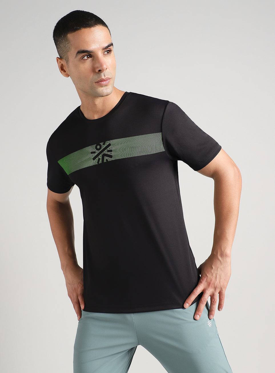 Men's Black Power Move Training T-shirt