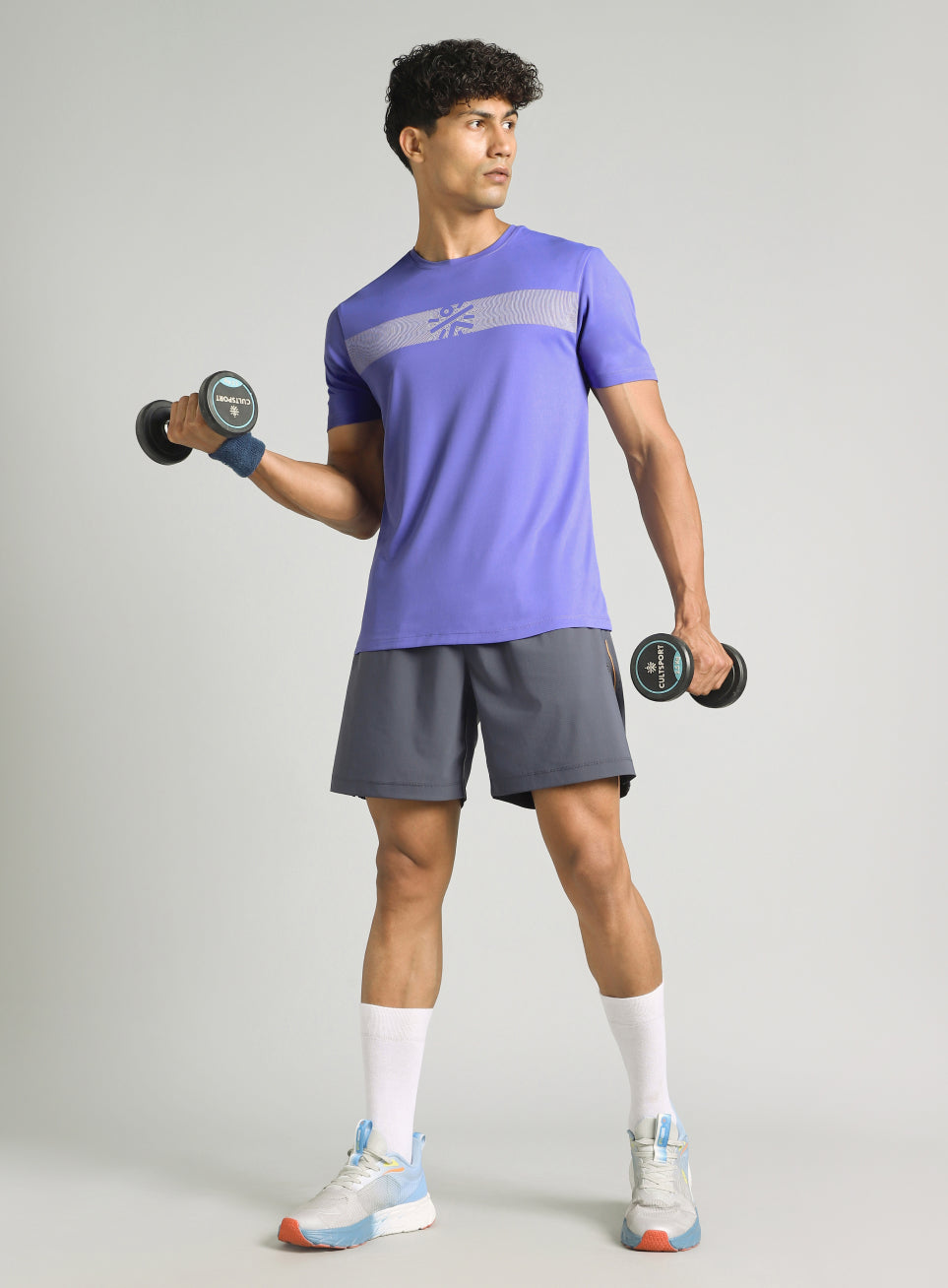 Men's Blue Power Move Training T-shirt