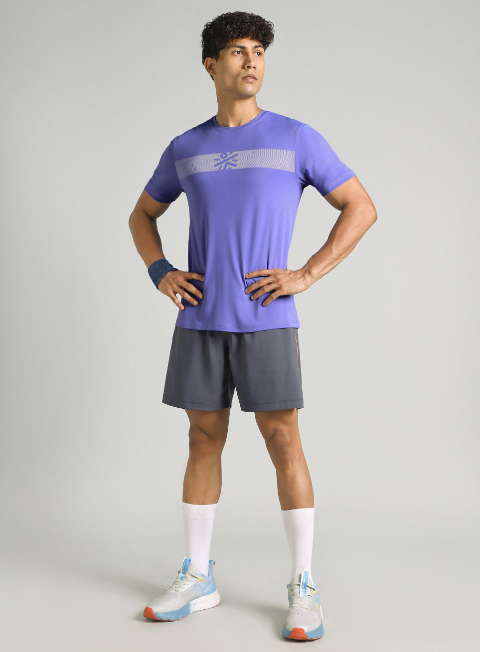 Men's Blue Power Move Training T-shirt