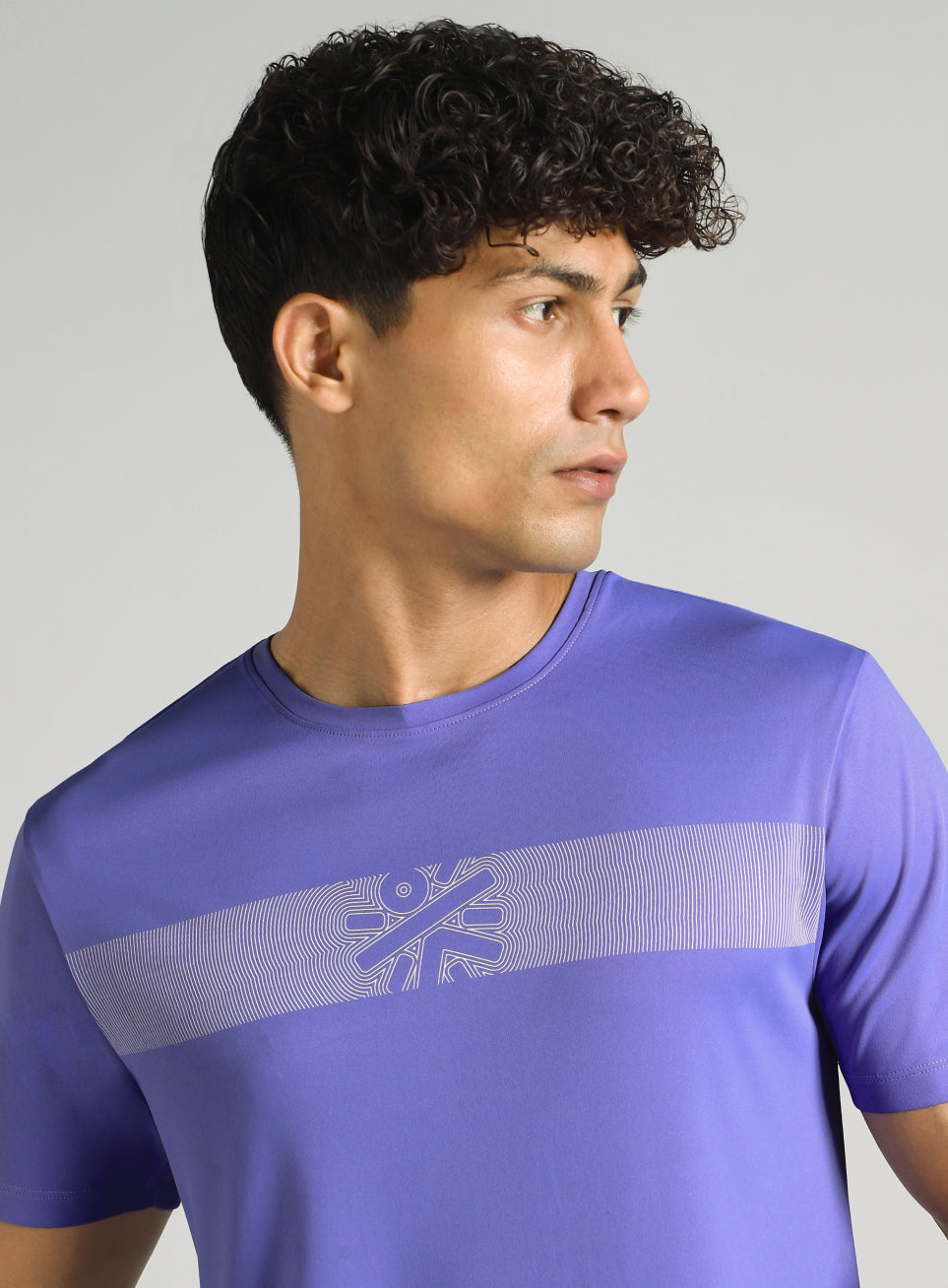 Men's Blue Power Move Training T-shirt