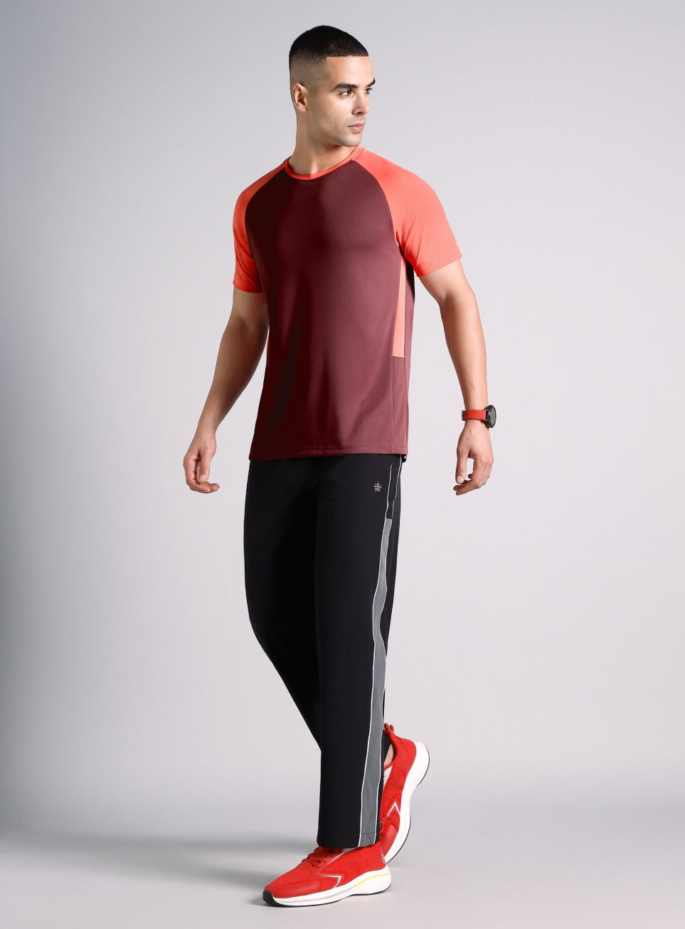 Men's Maroon Power Up Training T-shirt