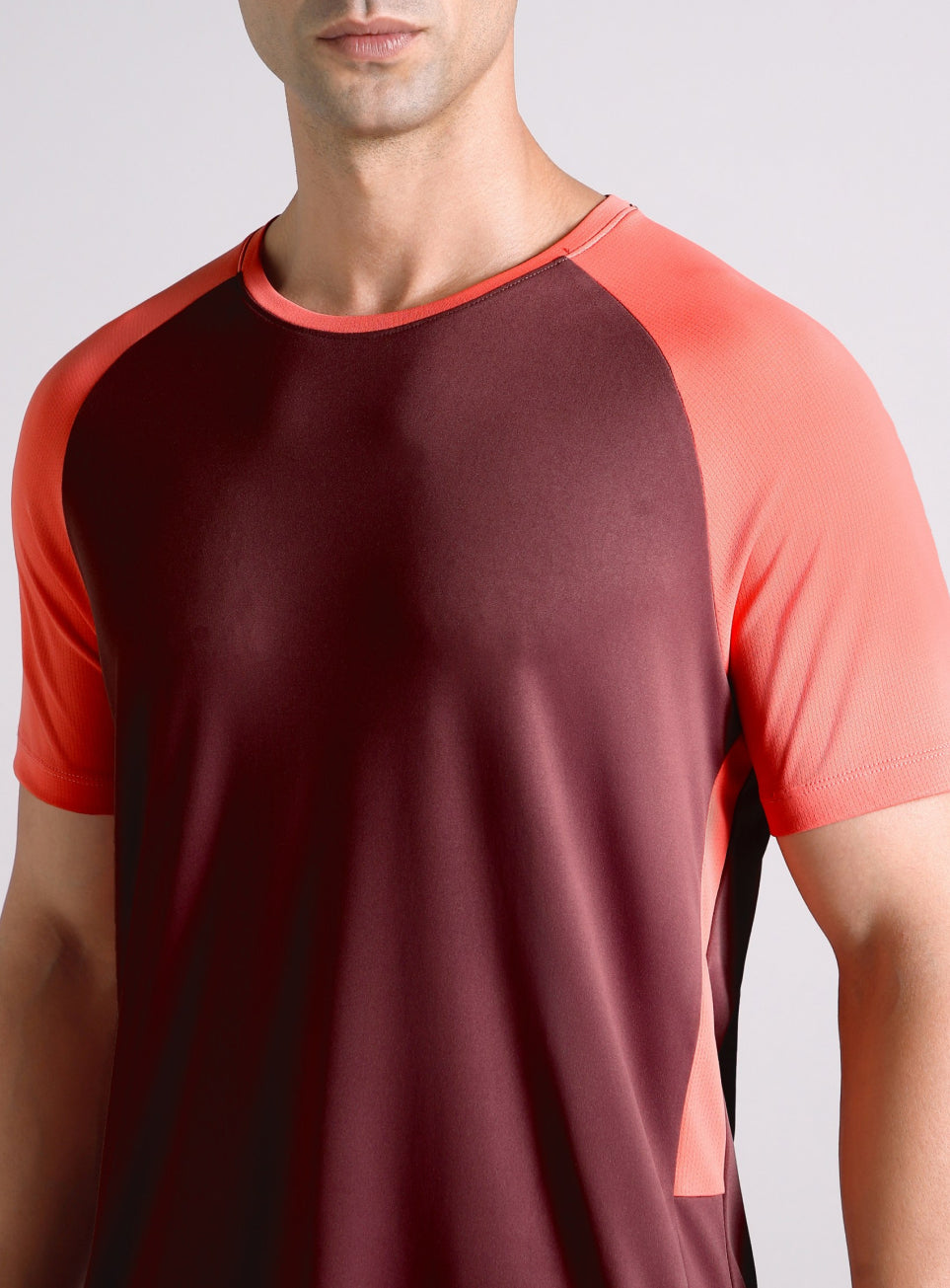 Men's Maroon Power Up Training T-shirt