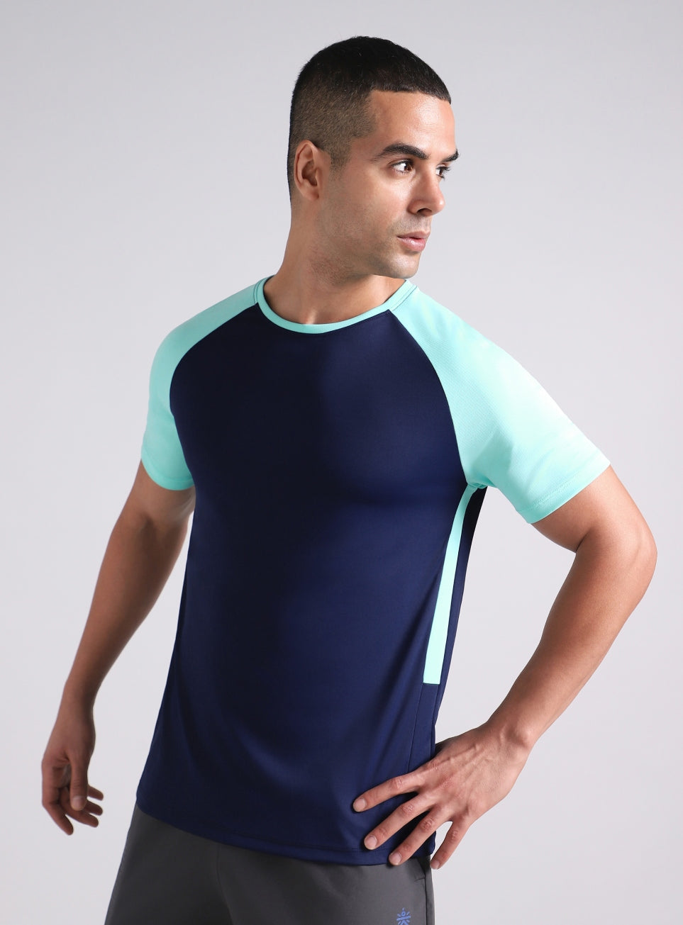 Men's Navy Power Up Training T-shirt