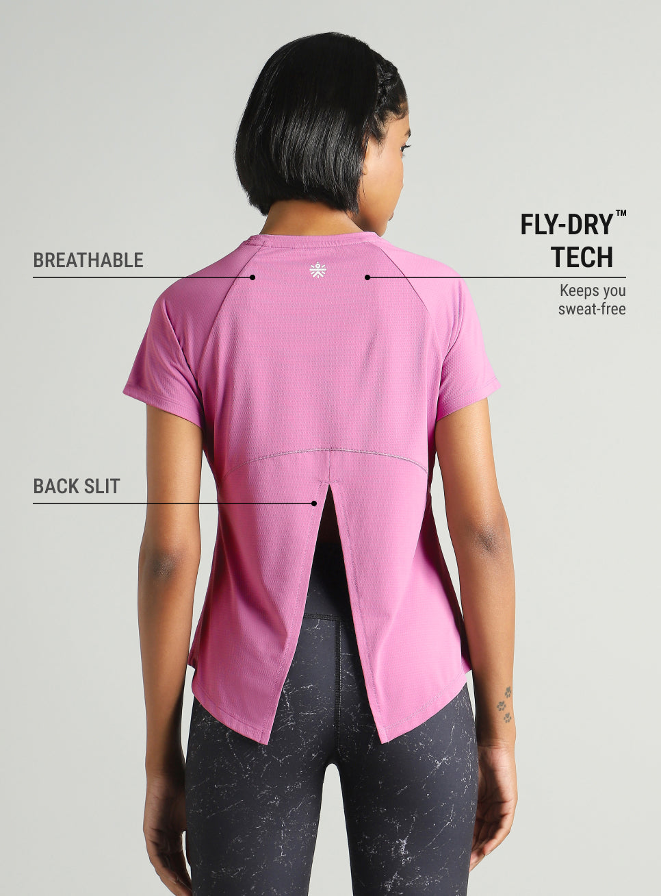 Women's Purple Flow HIIT Top