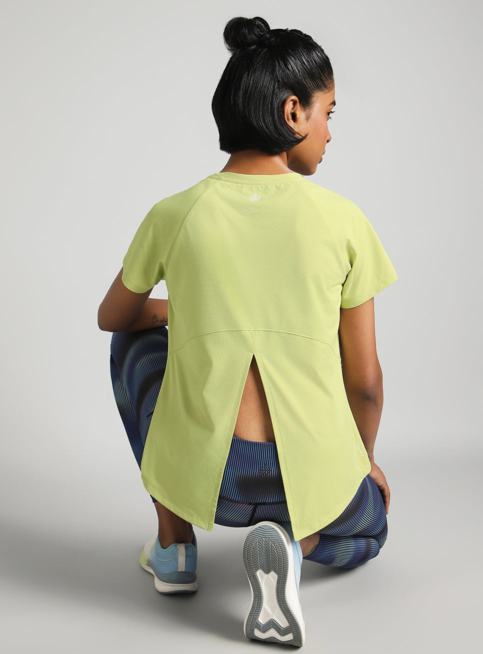 Women's Green Flow HIIT Top