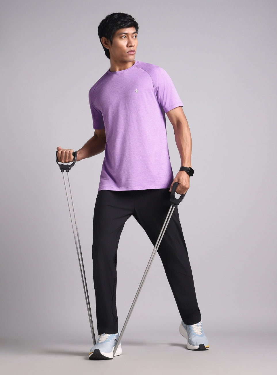 Men's Purple Train All Day COMFORtech T-shirt