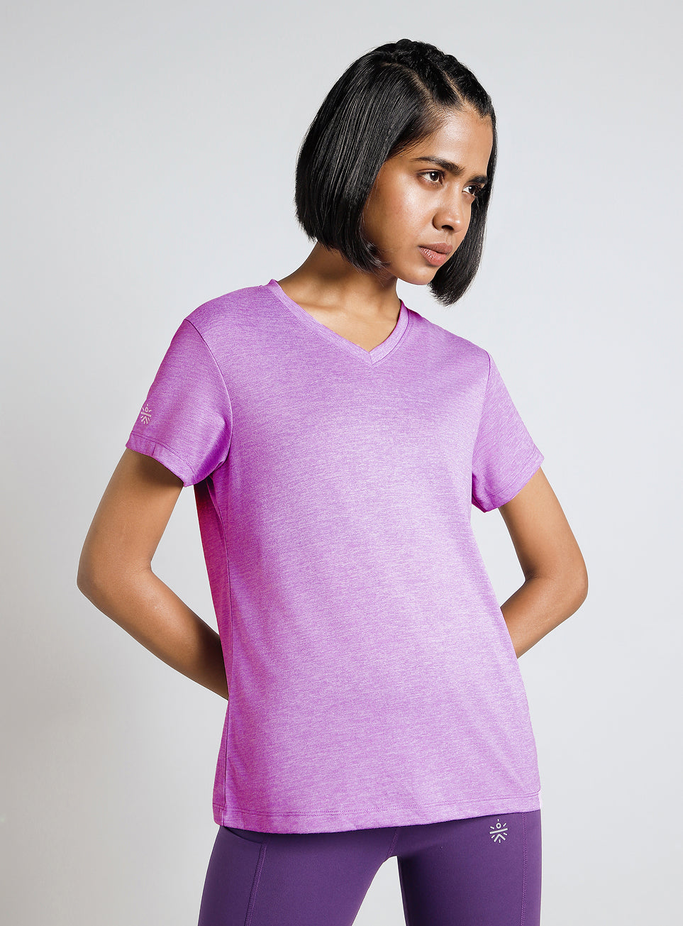 Women's Purple Cult Ulitmate Training COMFORtech™ V-Neck T-shirt