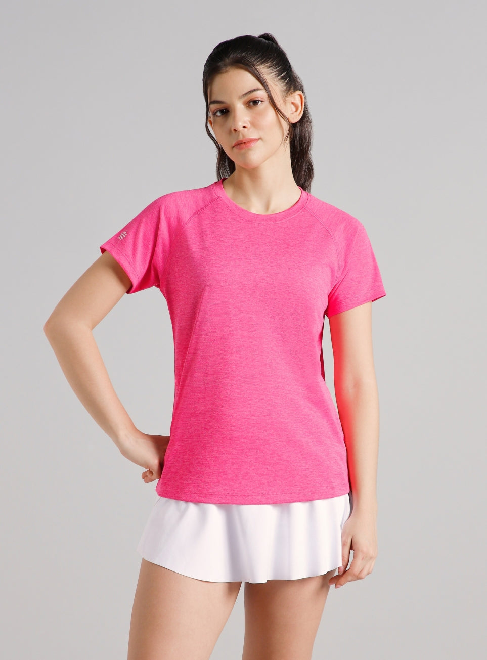 Women's Muscle Flex Pink COMFORtech T-shirt