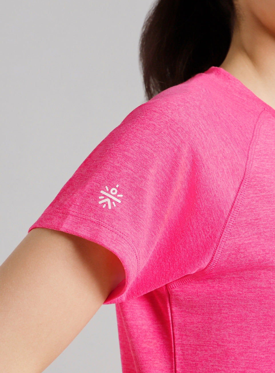 Women's Muscle Flex Pink COMFORtech T-shirt