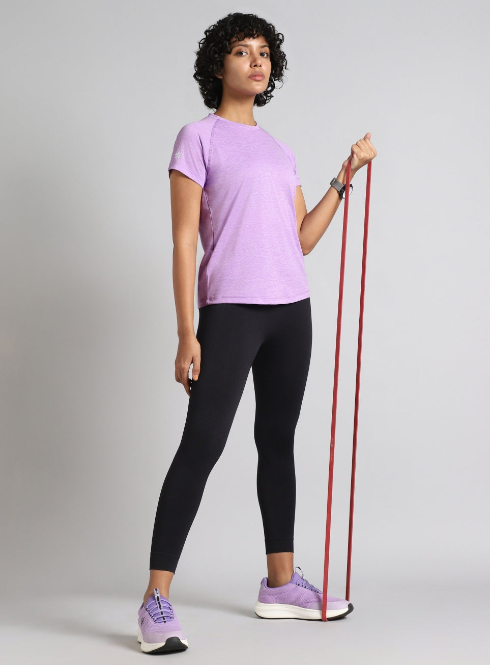 Women's Muscle Flex Purple COMFORtech T-shirt