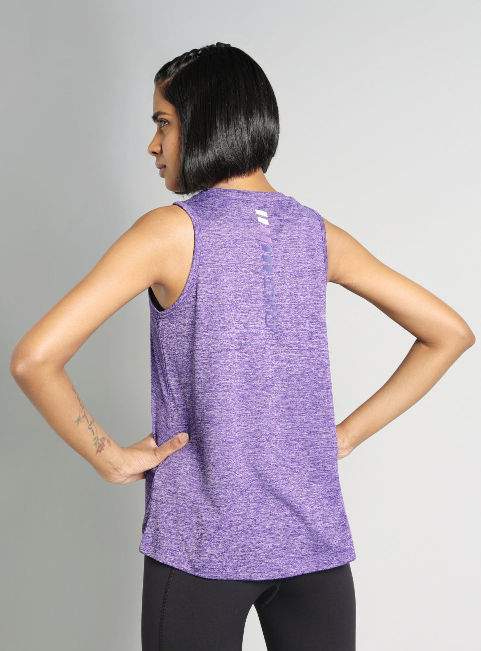 Women's Purple Muscle Up Comfortech Tank