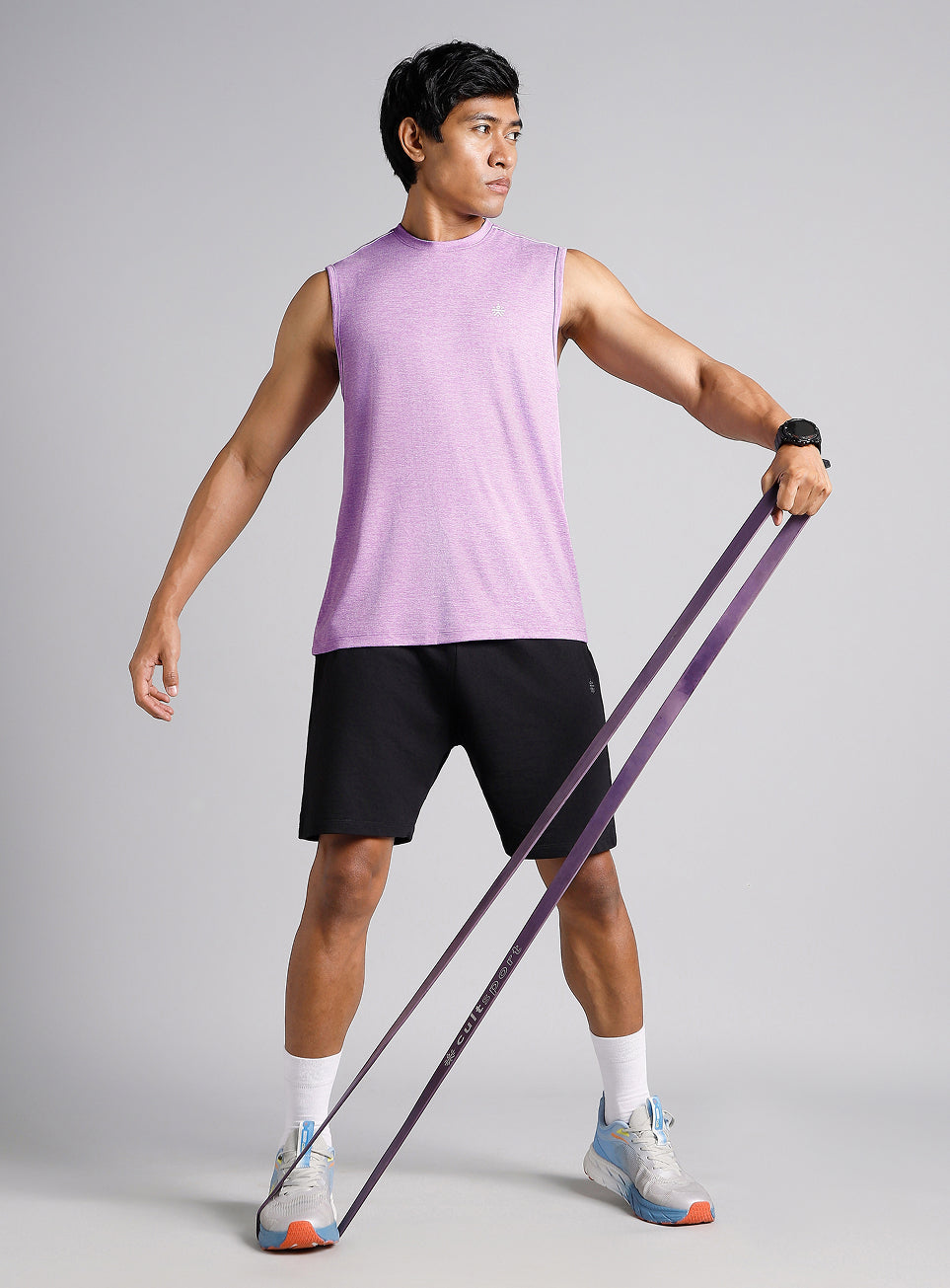 Men's Core COMFORtech Purple Muscle Tank