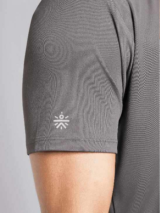 Men's Runner's Dark Grey Essential T-shirt
