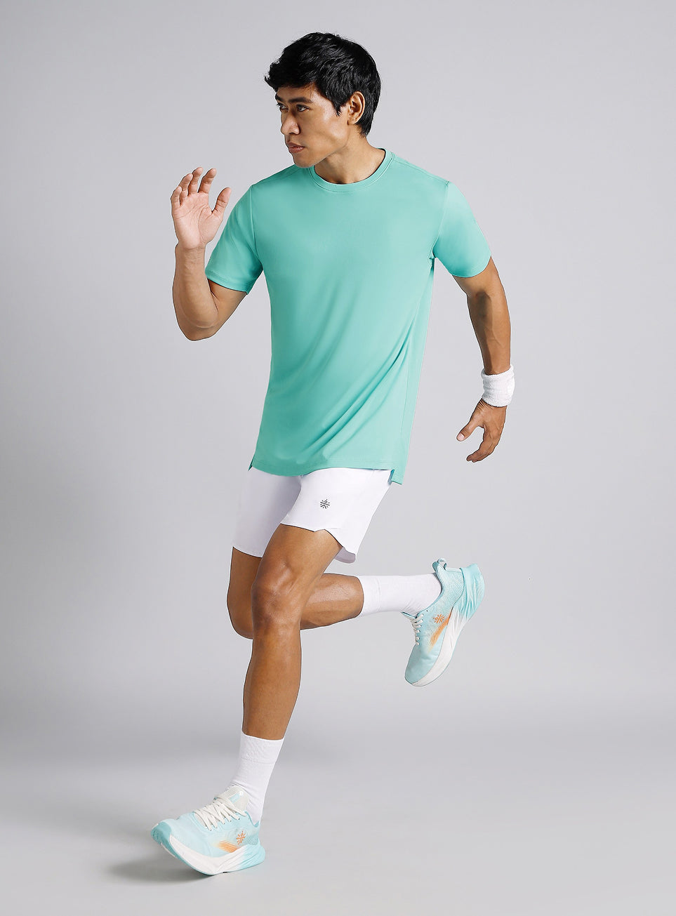 Men's Runner's Blue Essential T-shirt