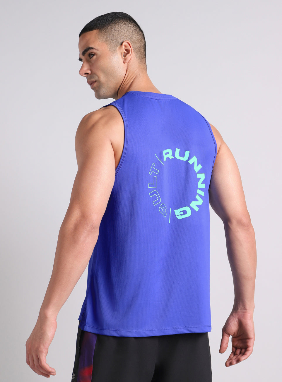 Men's Blue Running Pro Tank