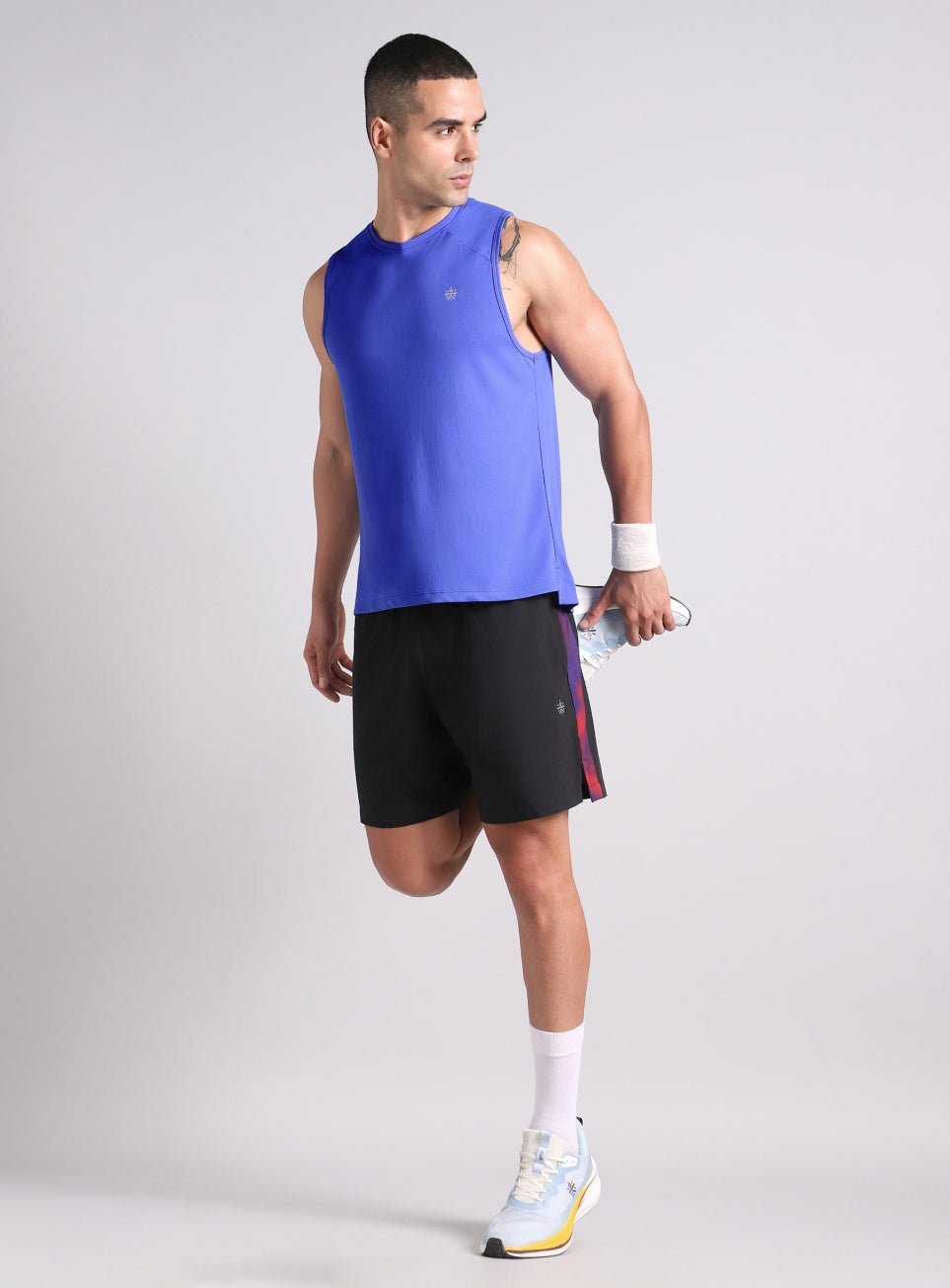 Men's Blue Running Pro Tank