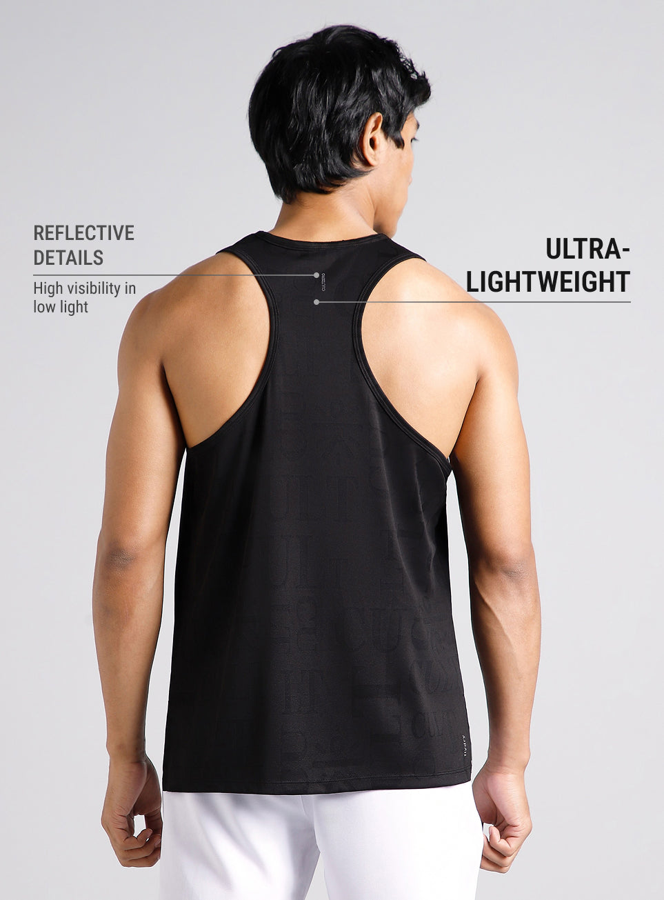 Men's Black CULT ZERO Running Tank