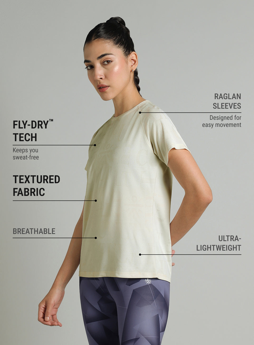 Women's Off White CULT ZERO Knit Tech Running T-shirt