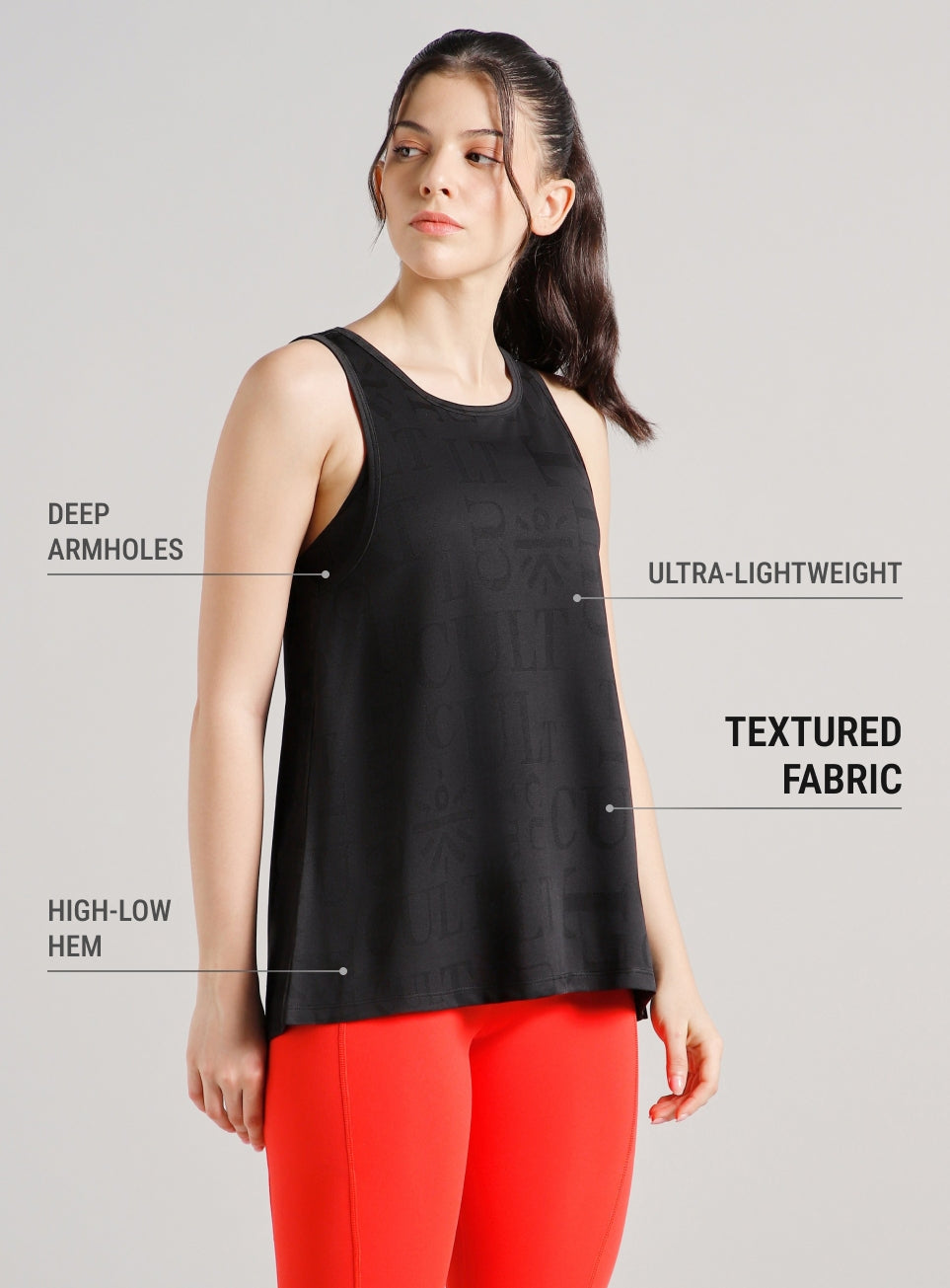 Women's Black CULT ZERO Striders Tank