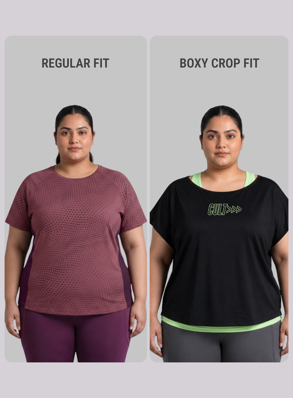 Women's Black Tank Layered Training Plus Size T-shirt