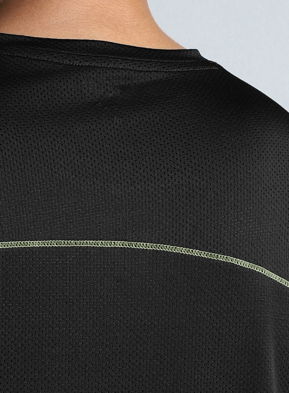Men's Black Training Essential Plus Size T-shirt