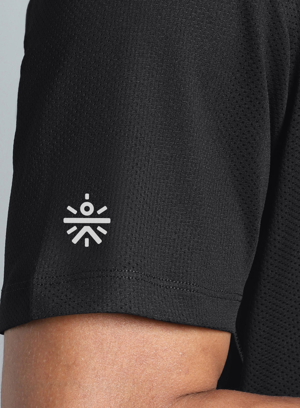 Men's Black Training Essential Plus Size T-shirt