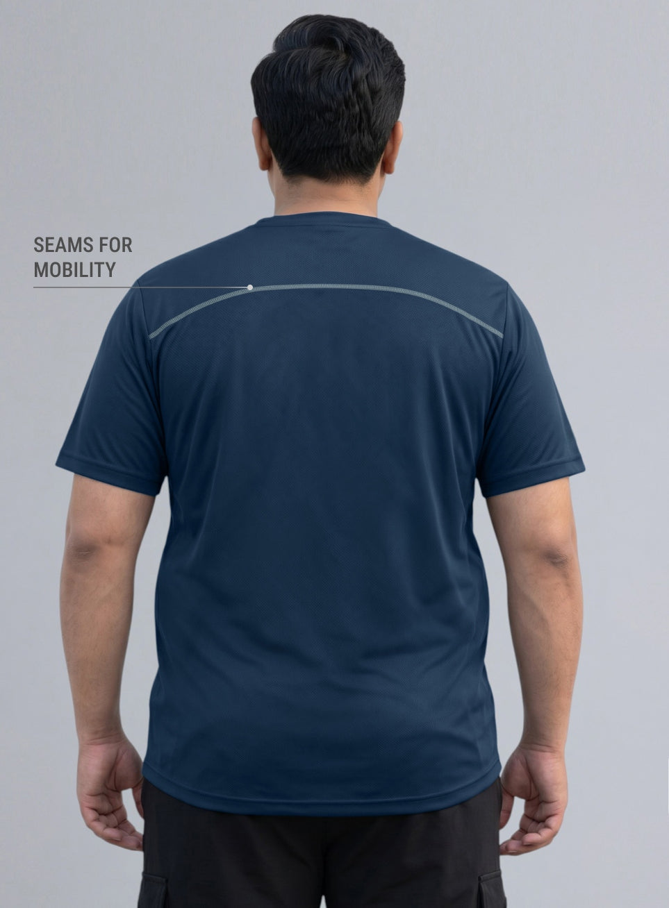 Men's Navy Training Essential Plus Size T-shirt