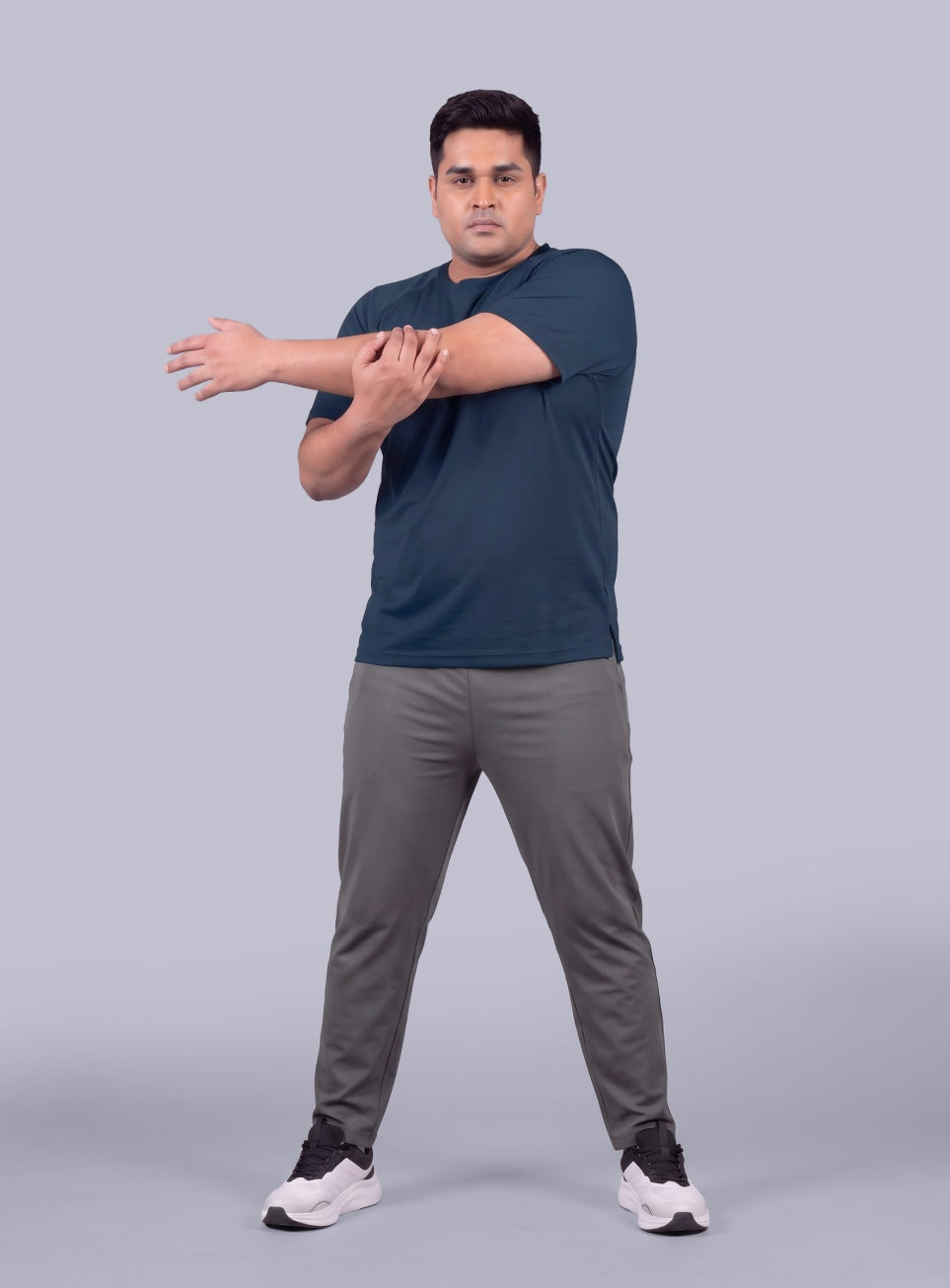 Men's Navy Ultra Runner's Technical Knit Plus Size T-shirt