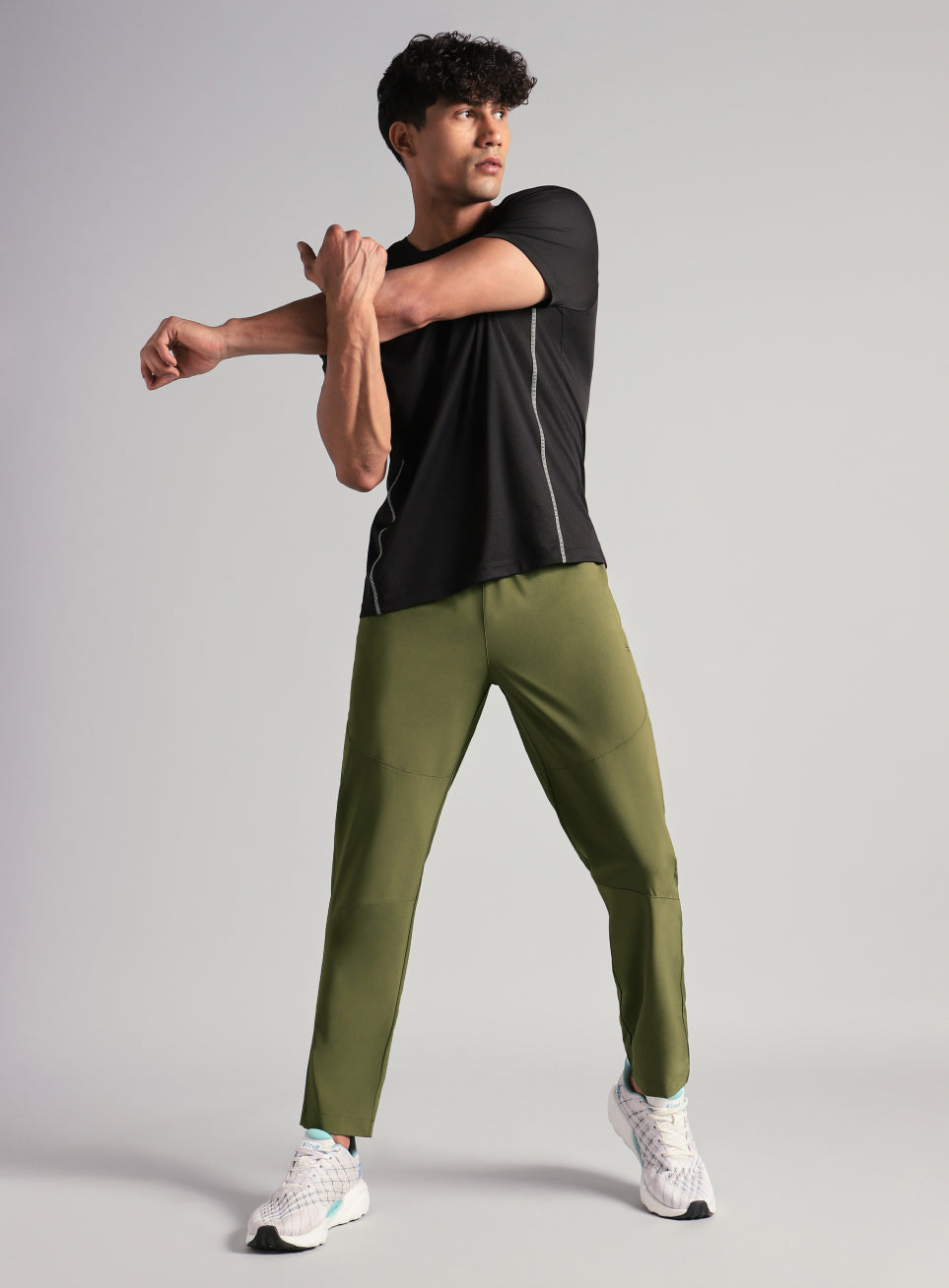 Men's Olive Core Sculpt Trackpants
