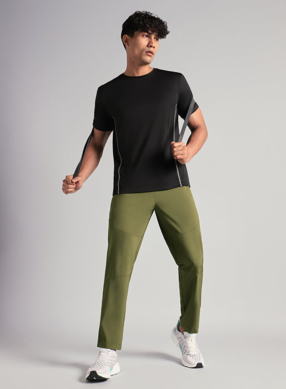 Men's Olive Core Sculpt Trackpants